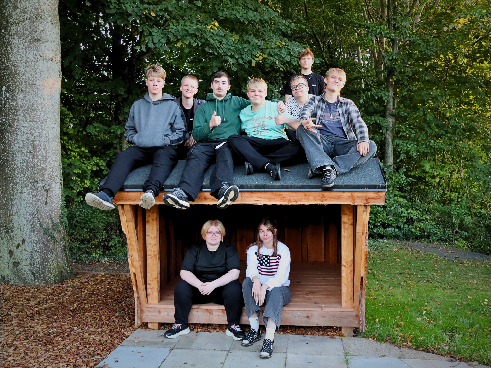 Elevrådet 2025/2026 på Rødding Fri Fag- og Efterskole